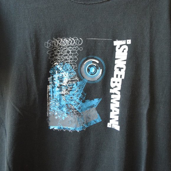 Vintage 2003 Hardcore Punk Post-Hardcore Mathcore Sincebyman Band T-shirt Small - Picture 3 of 5